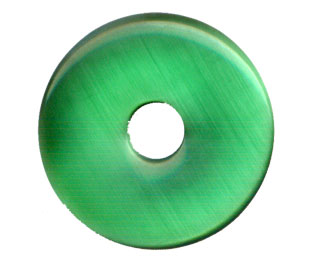 35MM DONUT CAT'S EYES GREEN